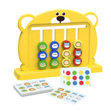 Maxbell Color Matching Slide Puzzle Preschool for Age 3 4 5 6 7 Years Old Boys Girls Yellow