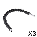 Maxbell 3xUniversal Flexible Shaft Screwdriver Drill Bit Extension Holder Link 295mm