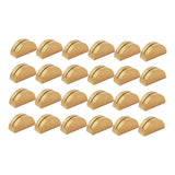 Maxbell 24Pcs Place Card Holders Wood Wooden Menu Clips for Party Banquet Restaurant