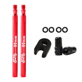 Maxbell Presta Value Extender Values Extension with Core & Adaptor 2pcs Red 80mm - Aladdin Shoppers
