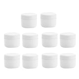 Maxbell Maxbell Refillable Plastic Empty Face Cream Cosmetic Container with Lid White-100g