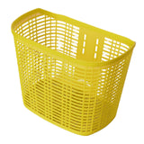 Maxbell Maxbell Plastic Bike Basket Large Capacity Bicycle Basket Travel Easy Install Picnic Yellow