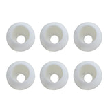 Maxbell 6 Pieces Elastic Shock Cord Rope Toggle Round Ball End Lock Stopper White - Aladdin Shoppers