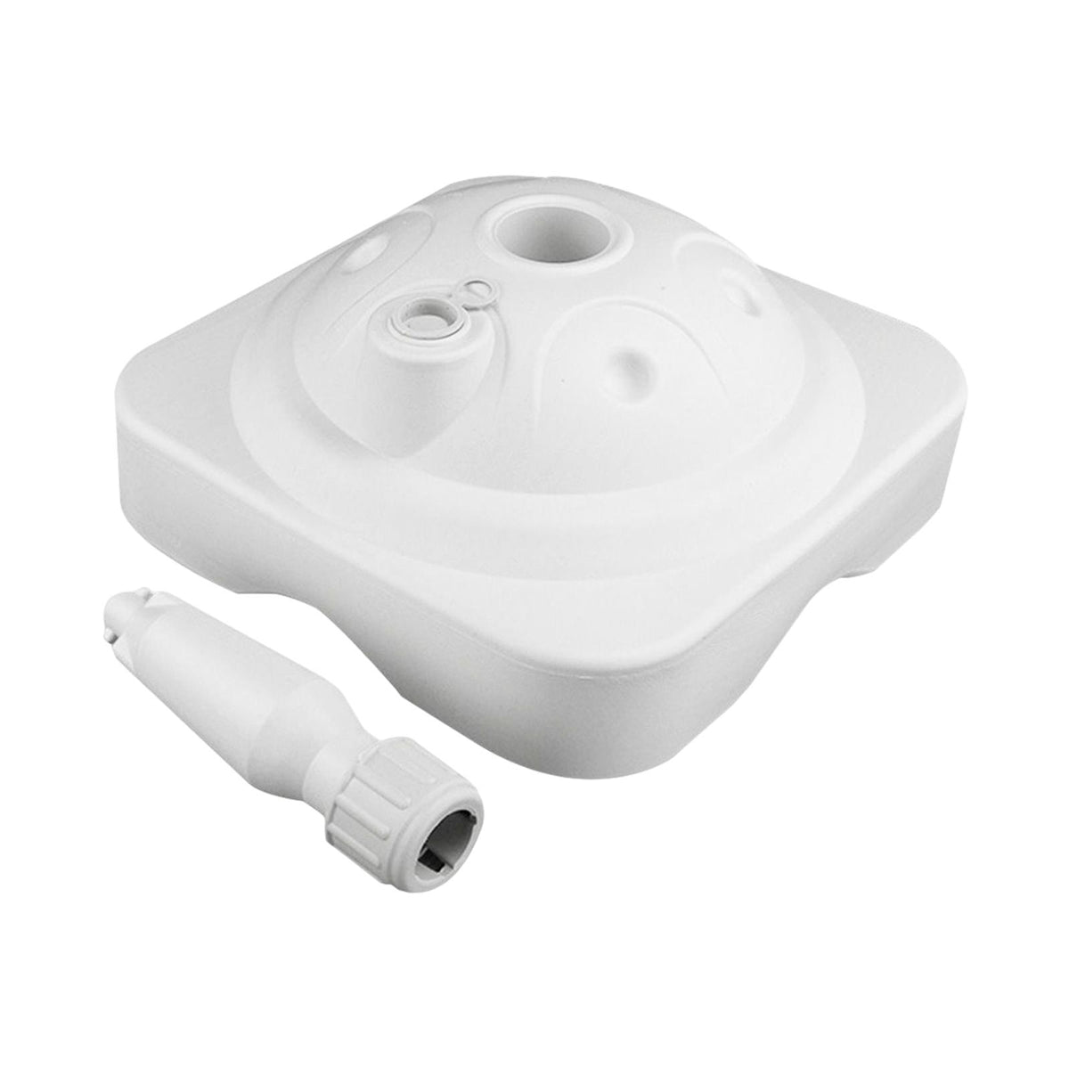 Maxbell Maxbell Square Patio Umbrella Base Stand Water or Sand Fillable for Backyard Lawn