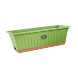 Flower Window Box Vegetable Planter Rectangular for Garden Kitchen Versatile Green