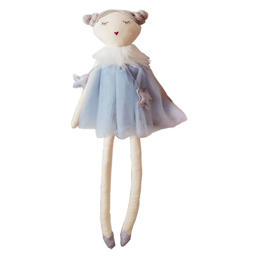 Plush Toy Cartoon Children's Room Decorations Washable Kids Gifts Girls blue
