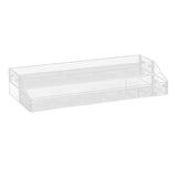 Maxbell Tiered Acrylic Stands Clear Display Shelf for Cosmetic Cupcakes Model Car Two-tiers