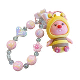 Maxbell Beaded Keychain Keyring for Birthday Valentine Gifts Toys Goodie Bag Fillers