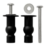 Maxbell 1 Pair Toilet Seat Screw and Bolt Kit High Reliability Sturdy Easily Install M4