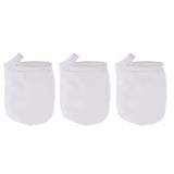 3pcs Soft Microfiber Face Cleansing Gloves Makeup Remover Cloth Pad Reusable