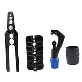 Maxbell Copper Tube Rounder Kit Plumbing Tools Labor Saving Plumbing Tool 4Piece Set 0.25In Straightener