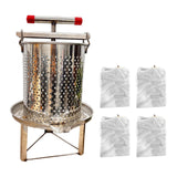 Maxbell Honey Extractor Multipurpose Fruit Wine Press for Oil Pomace Honeycomb Grape