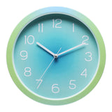 Maxbell Wall Clock Simple Easy Read Hanging Clock for Bedroom Kitchen Dining Room Green