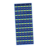 Maxbell Classroom Phone Holder Pouch Supplies Storage Bag for Office Student Cabinet 54 Grids