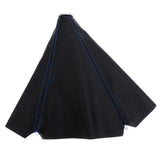 Maxbell 2xUniversal Manual/Auto Gear Shift Knob Shifter Boot Cover Stitch Blue