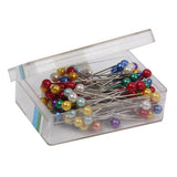 Maxbell Wrist Magnetic Pin Holder & Colorful Pearl Head Sewing Pins for Dressmaker