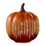 Maxbell Starry Night Pumpkin Statue Versatile Props Resin for Party Home Celebration Large