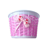Bike Basket for Boys Girls Front Frame Bike Basket Handlebar Basket for Kids
