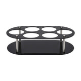 Maxbell Water Bottle Organizer Space Saving Cup Holder for 20 30 40oz Pantry Kitchen Black