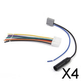 Maxbell 4xCar Stereo Wire Radio Audio Wiring Harness with FM Antenna for   Versa
