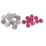 Maxbell 20pcs 20 Sided Dice D20 Polyhedral Dice for Dungeons and Dragons Table Games