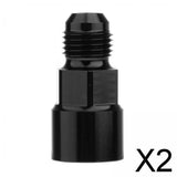 Maxbell 2xFuel Rail Line Adaptor 3/8" 5/16"AN6 for LSX LS LS6 5.7 6.2 5 16inch