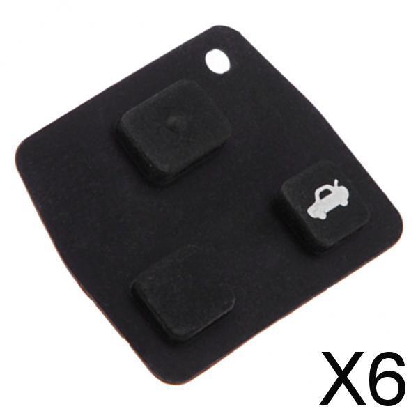 Maxbell 6x2 or 3 Button Rubber Pad Repair Accessories For    Remote Key Fob