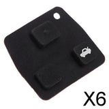 Maxbell 6x2 or 3 Button Rubber Pad Repair Accessories For    Remote Key Fob