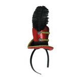 Maxbell Mini Top Hat Headband Dress up Creative for Festivals Halloween Themed Party Red