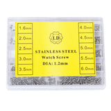 Maxbell Phenovo 1000pcs Stainless Steel Eyeglass Watch Repair Screw Replacement Kit