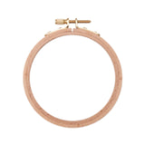 Maxbell Round Embroidery Hoop Sewing Tool Cross Stitch Hoop for DIY Embroidery Craft 4 inch
