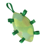 Maxbell Dog Rugby Football Toy Soft Pets Molar Interactive for Game Chasing Exercise Green Luminous