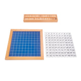 Maxbell Math Learning 1-100 Number Board Educational Hundred Board Game Toy for Gift