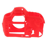 Protective Soft Silicone Case Cover Skin for Canon EOS 5D Mark II 5D2 Red - Aladdin Shoppers