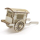 Maxbell DIY Chinese Carriage Model Wood Stem Project Toy Educational Science Toy Kit