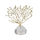 Artificial Coral Decor Statue Home Decoration Desk Bookshelf Metal Sculpture Style B