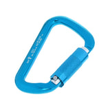 Maxbell 30KN Rock Climbing D Shape Auto Self Locking Twist Gate Carabiner Blue - Aladdin Shoppers