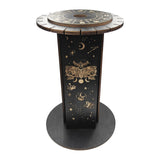 Maxbell Crystal Shelf Home Decor Wooden Crystal Holder for Rock Gemstones Collection 12 Constellations