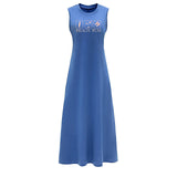 Maxbell Maxbell Women's Long Summer Dress Spring Womens Pullover Dress for Trip Street Party M
