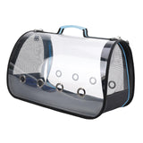 Maxbell Cat Carrier Zipper Closure Pet Handbag Folding for Camping Walking Shopping Blue S
