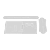 Maxbell Wallet Acrylic Template Leathercraft Eyeglasses Case Acrylic Leather Stencil