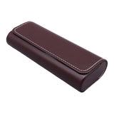 Maxbell Eyeglasses Box Storage Bin Portable Glasses Holder Compact Sunglasses Holder Coffee