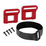 Maxbell 1/8 Sledge Battery Holder Sturdy Replacement Parts Metal Upgrade Accessories red