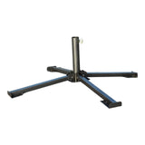 Maxbell Patio Umbrella Stand Foldable Umbrella Holder Base for Backyard Lawn Fishing Black