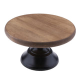 Maxbell Wood Cake Stand 10/12inch Wedding Cake Fondant Display Plate  Coffee 10inch