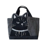 Maxbell Women Canvas Handbag Bento Tote Bag Grocery Bag for Camping Traveling Office