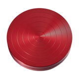 Ballet Turning Board Premium Aluminum Round Training Disc for Figure Skaters Red Diameter 12cm