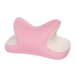 Maxbell Office Nap Pillow Elegant Neck Support Ice Silk Desk Sleeping Napping Pillow Pink