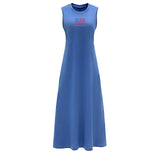 Maxbell Maxbell Women's Summer Dress Spring Soft Crew Neck Dress for Office Travel Going Out S