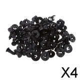 Maxbell 4x50pcs 8mm Car Plastic Rivets Fastener Bumper Fender Push Clips for